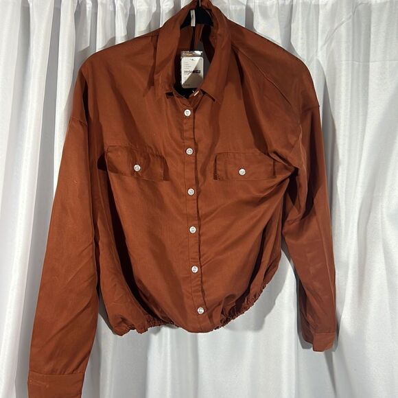 FREE PEOPLE YASMIN TWO PIECE SET IN BROWN NWT - Picture 2 of 10